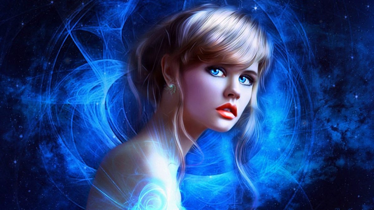 Яркий синий