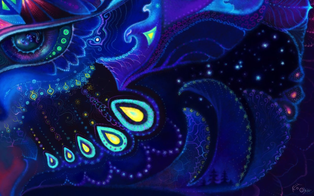 Пейзажи в фиолетовом цвете