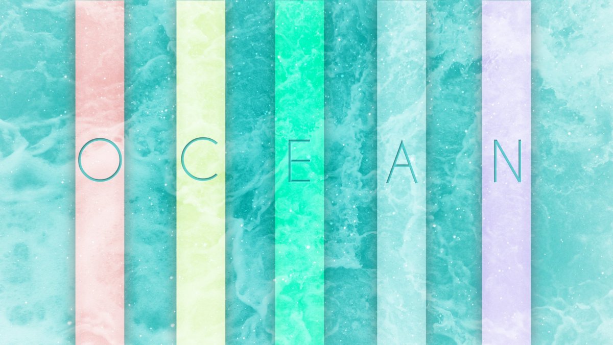 Бирюзовая абстракция высокого разрешения