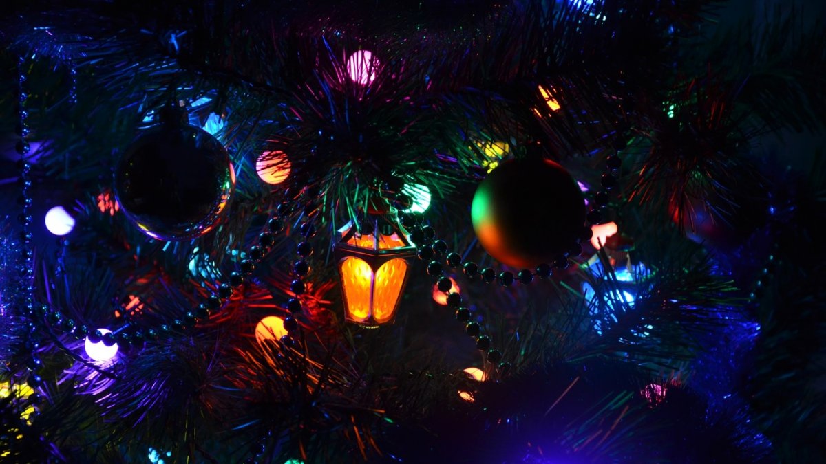 Фонарь новогодний