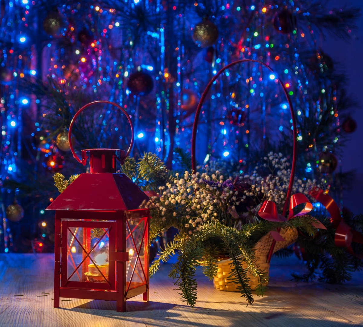 Фонарь новогодний