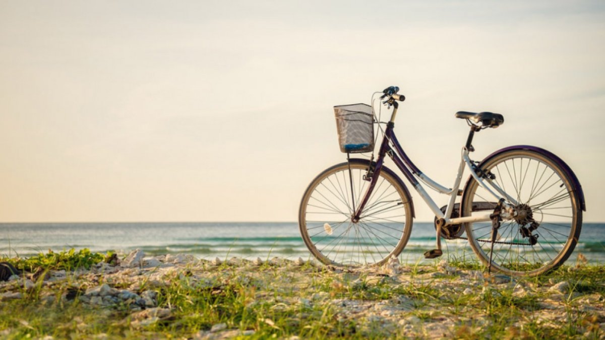 Велосипед на природе