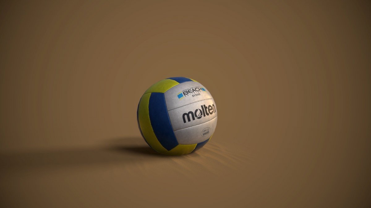 Много волейбольных мячей