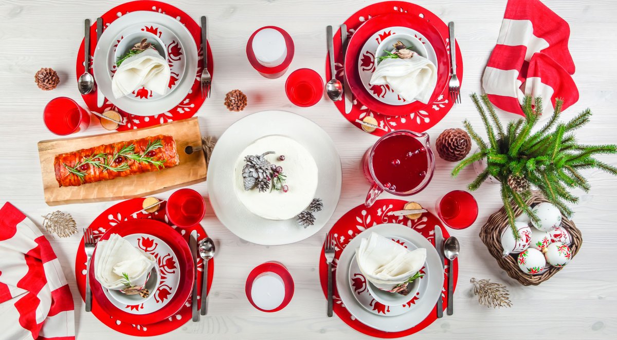 Стильная Новогодняя посуда