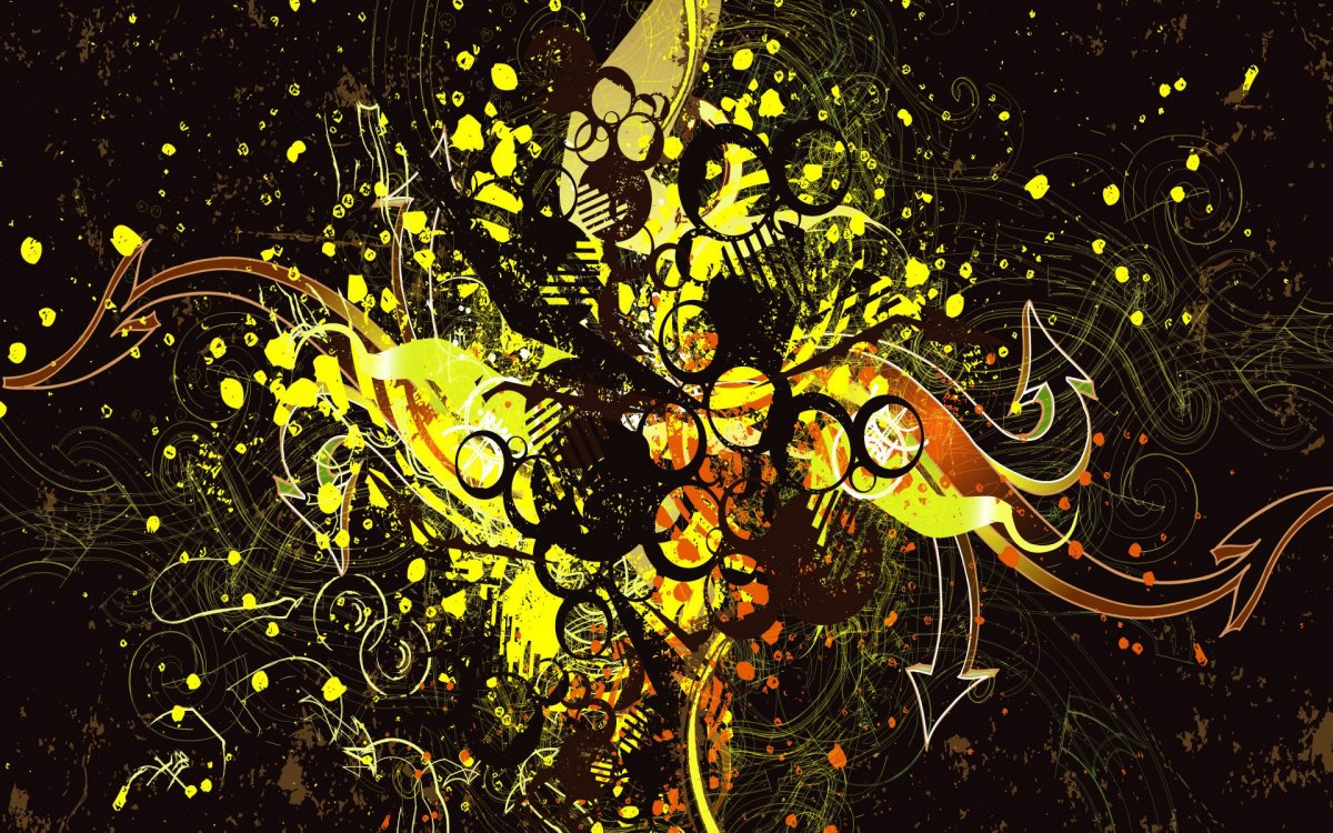 Графика абстракционизм ночь