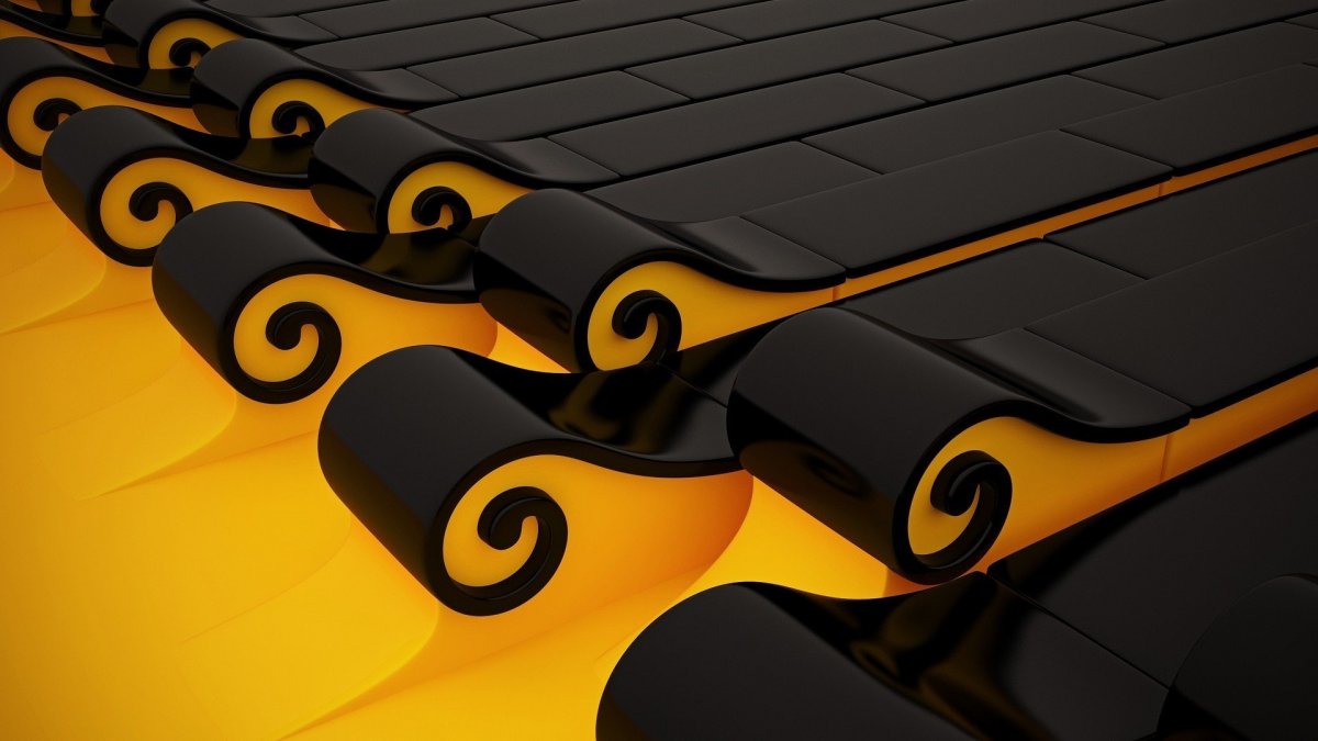 Черно желтый