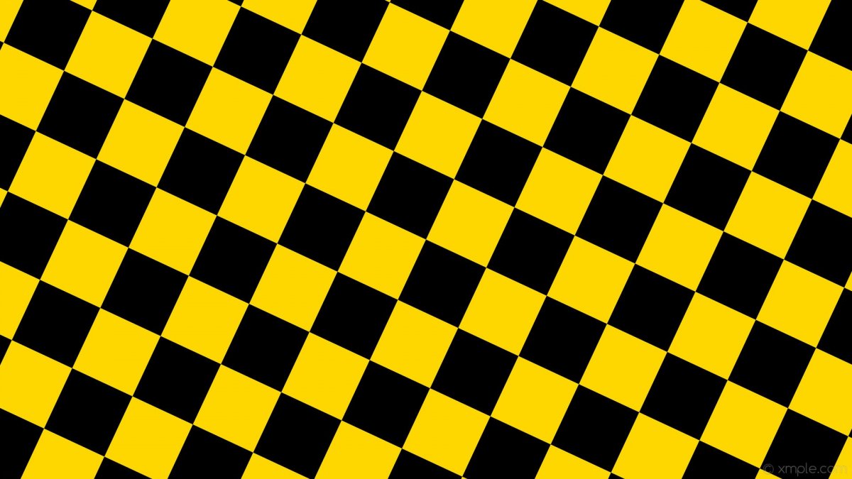 Черно желтая клетка