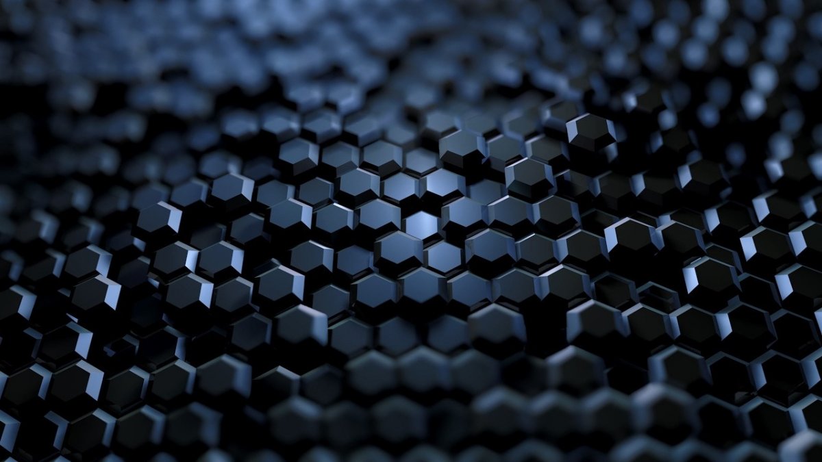 Соты черные 3д