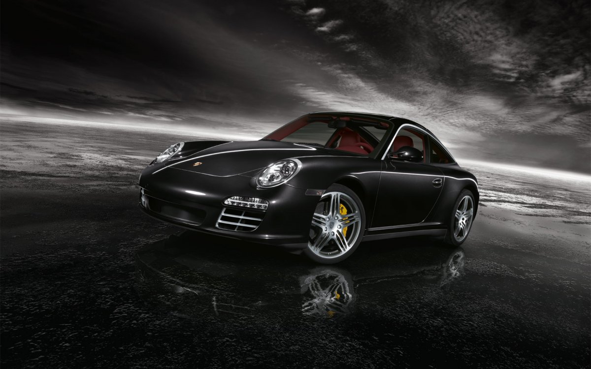 Porsche 911 Black Wallpaper