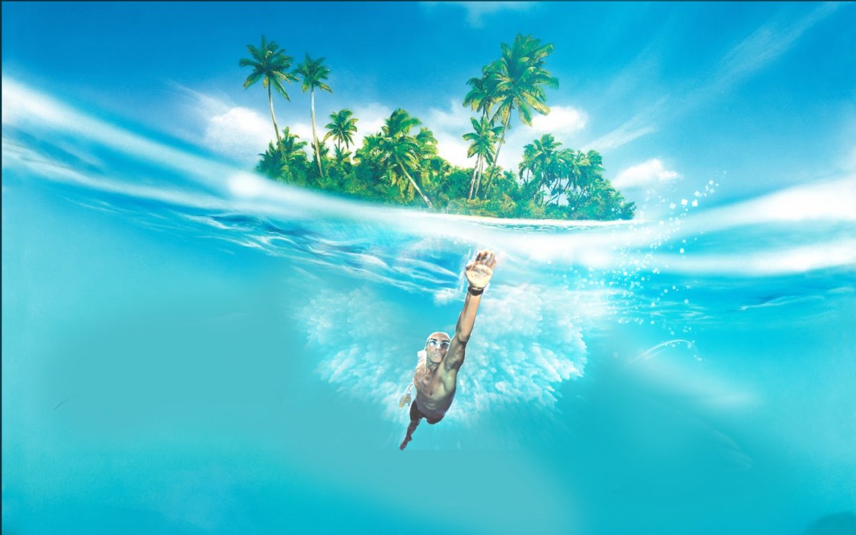 Обои на рабочий стол плавание