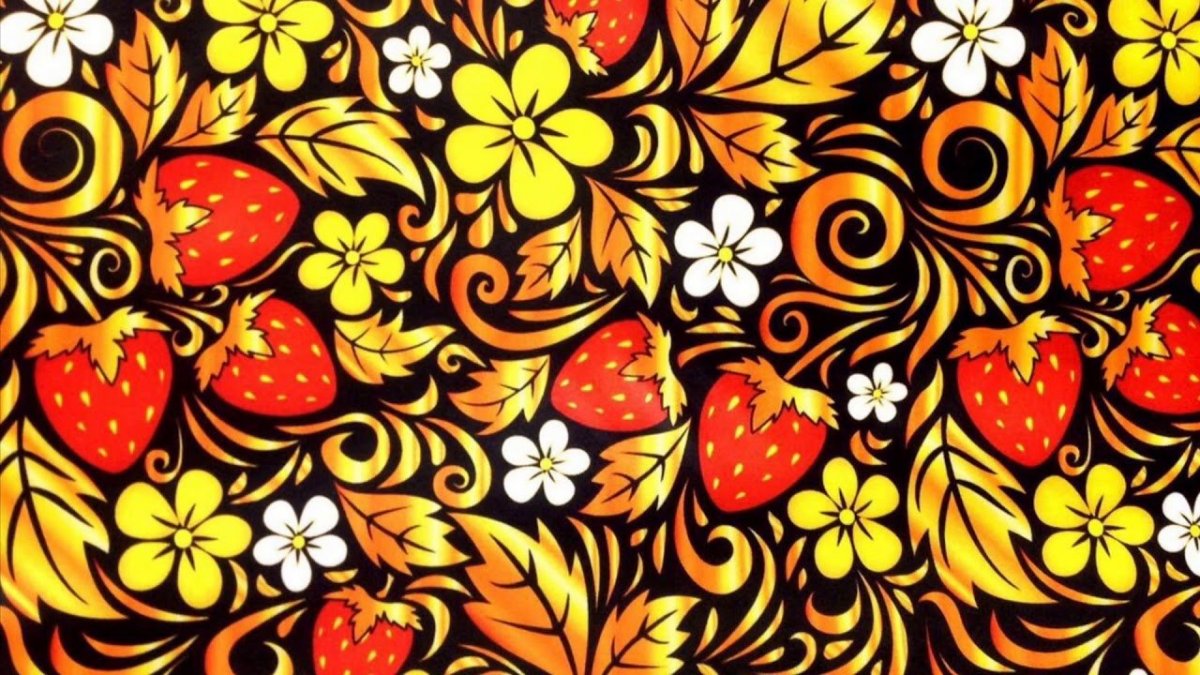 Хохлома паттерн