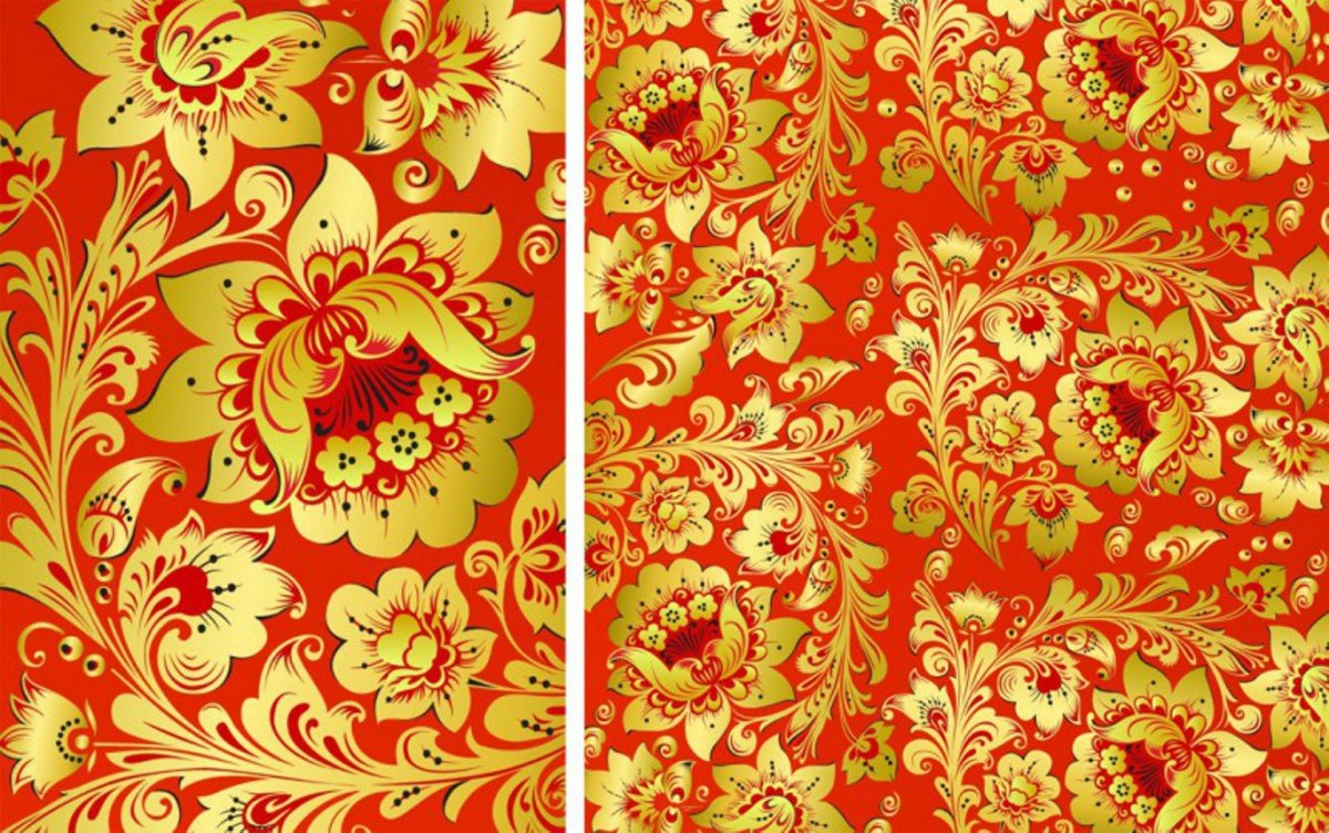 Фон русский народный стиль