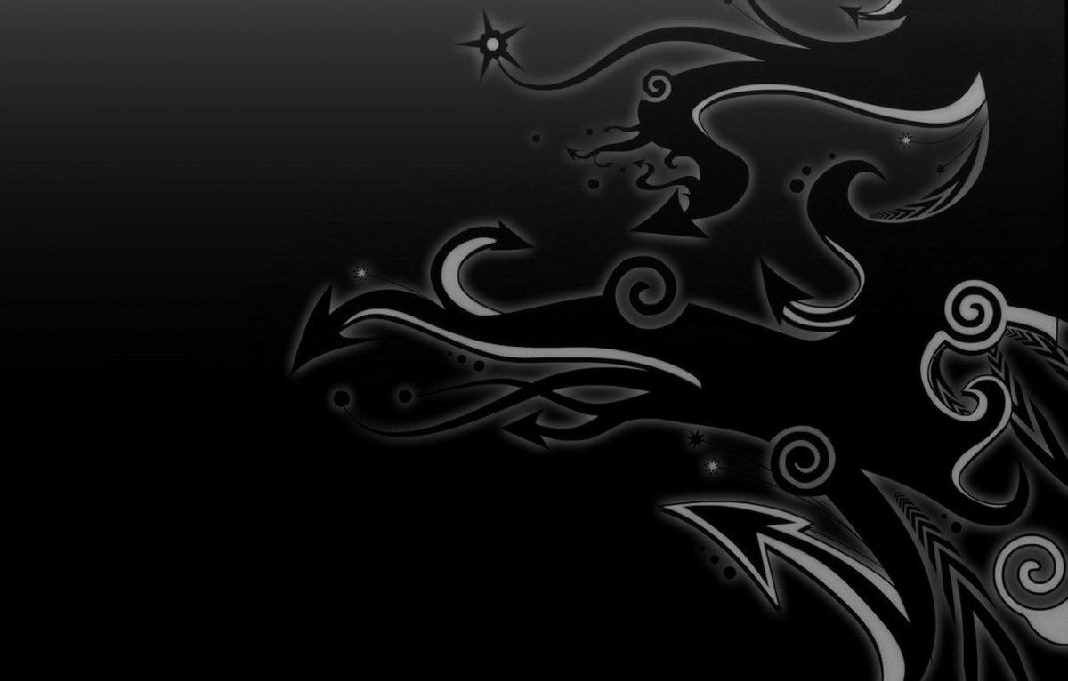 Обои на рабочий стол черные