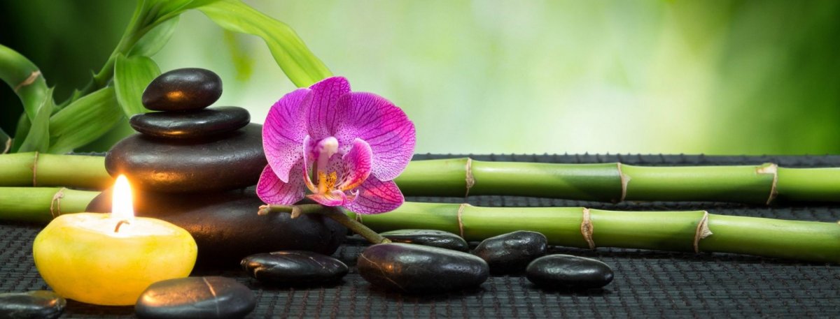 Спа желтая Орхидея бамбук