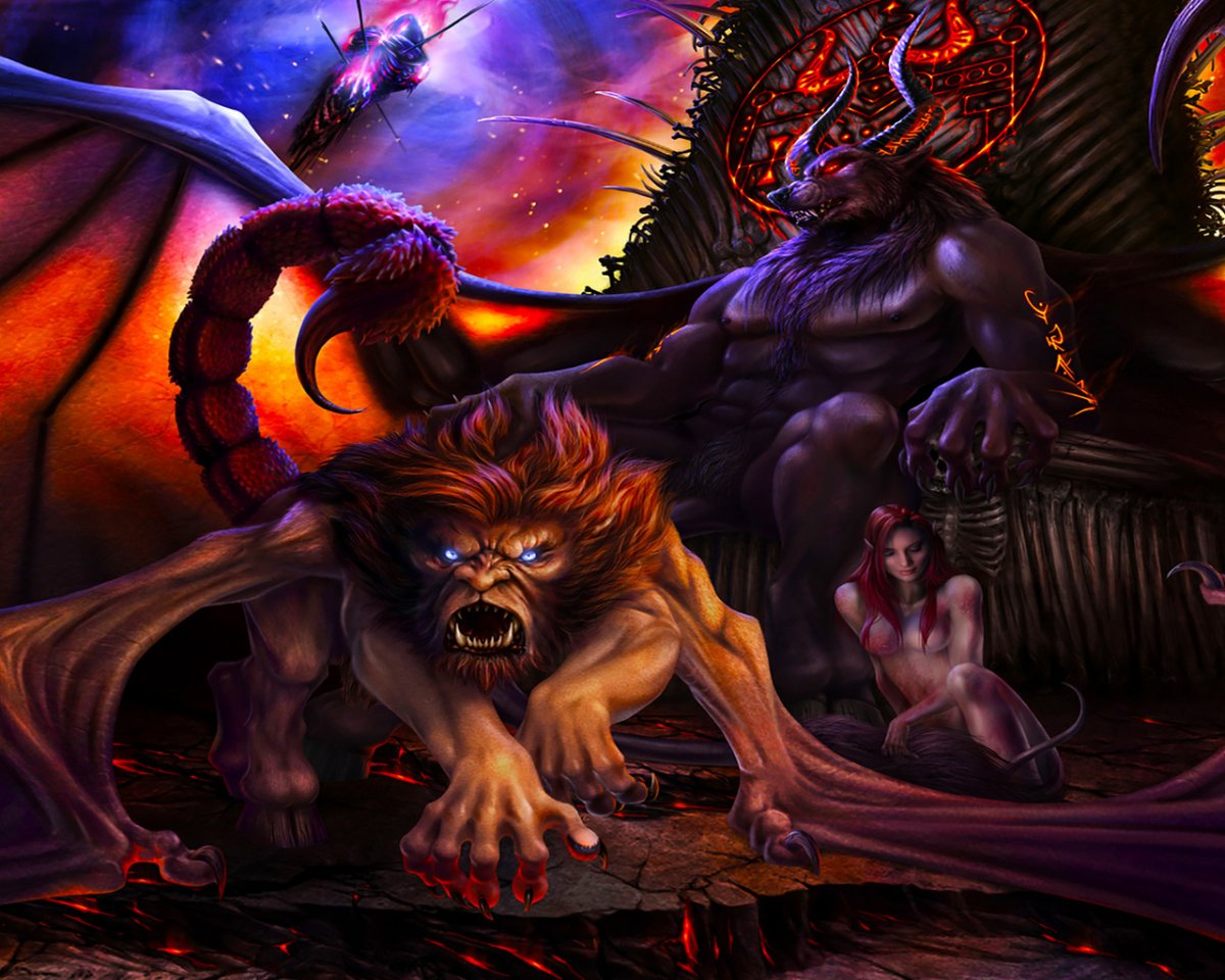 Заставка демон