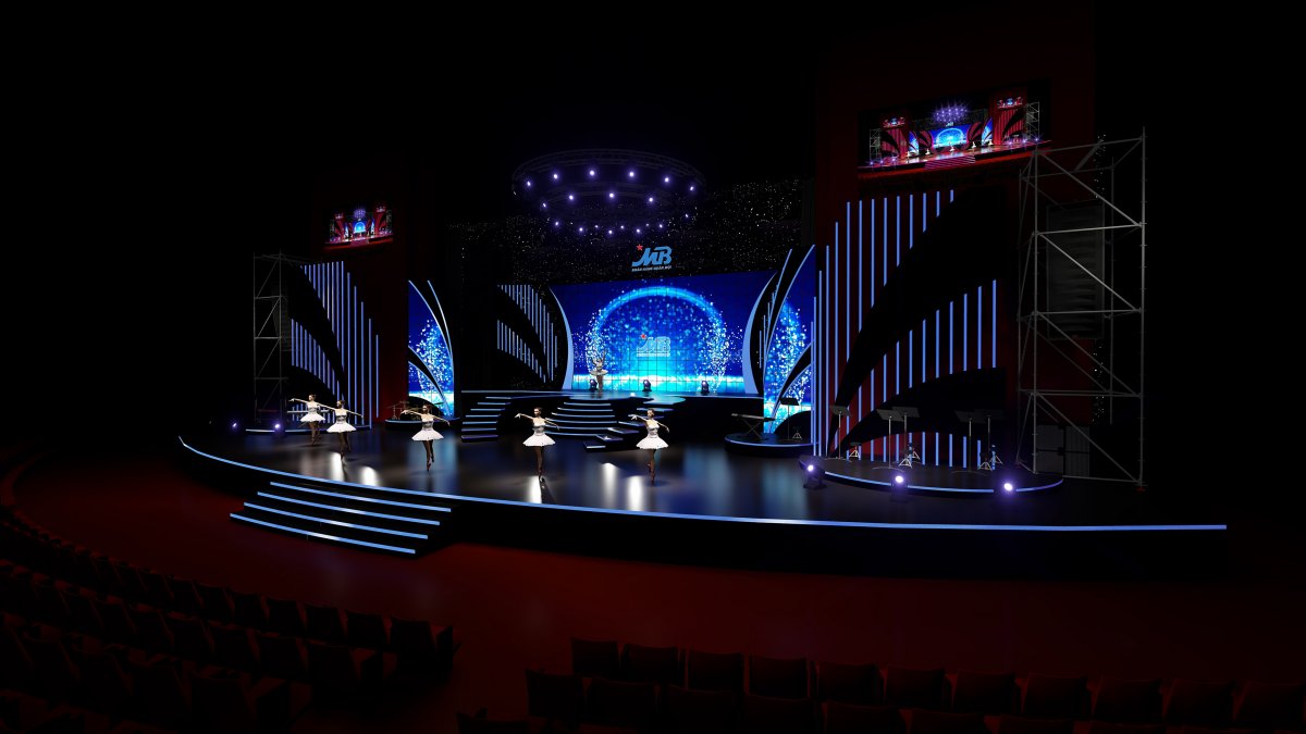 Сцена для фестиваля дизайн