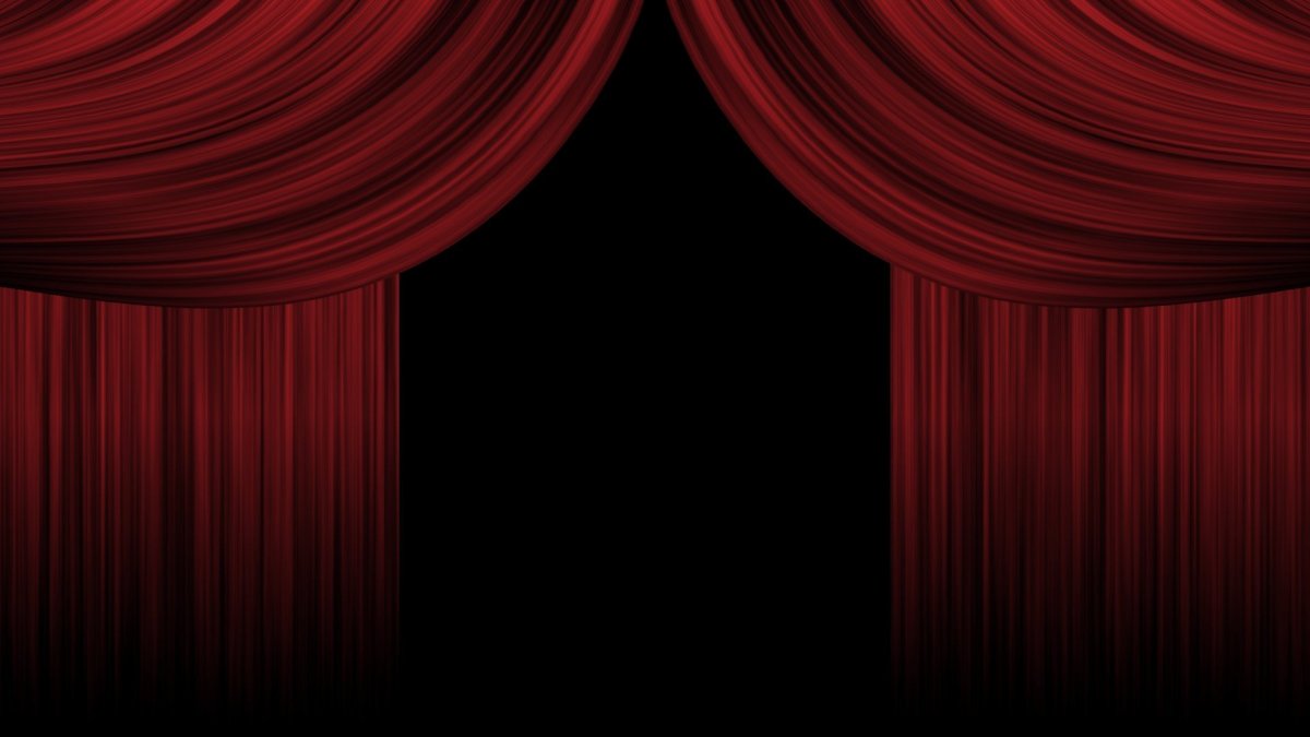 Театр сцена занавес