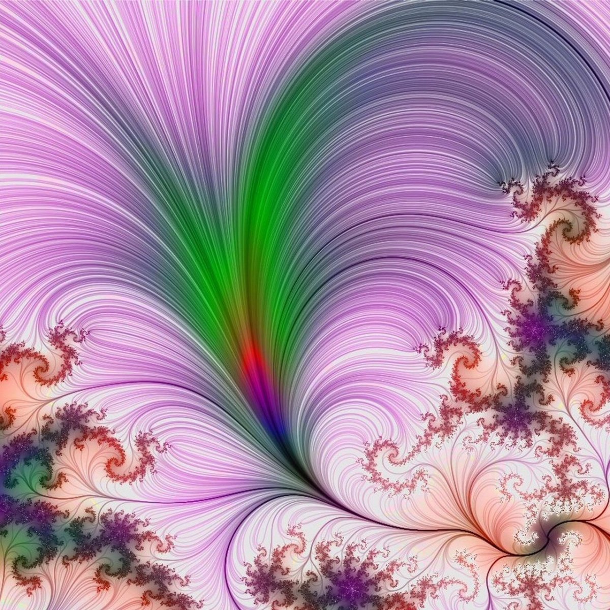 Красивое дерево вертикально