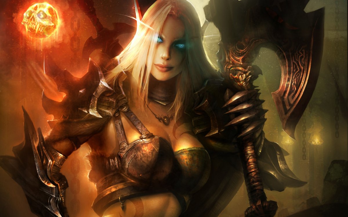 Wow эльфийка крови воин