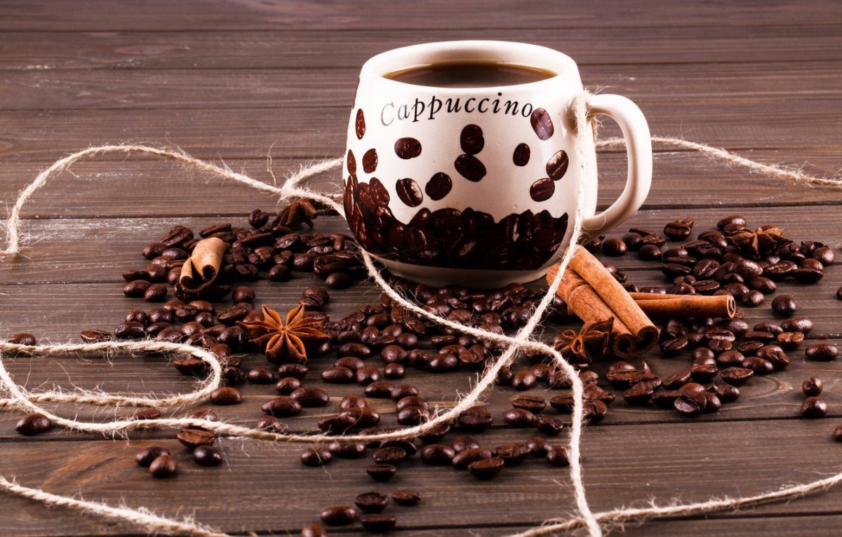 Заставка на рабочий стол кофе