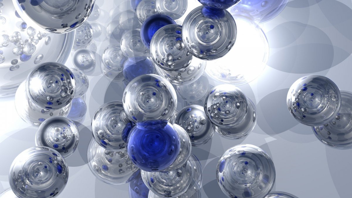 Красивые стеклянные шары