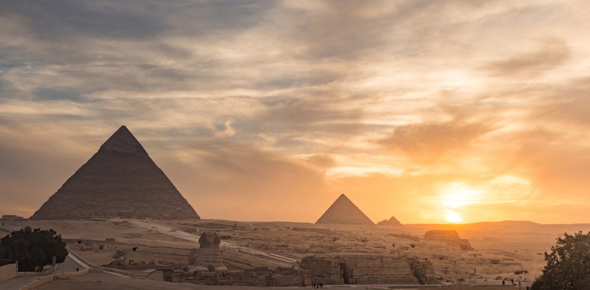 Пирамиды Гизы и Нил
