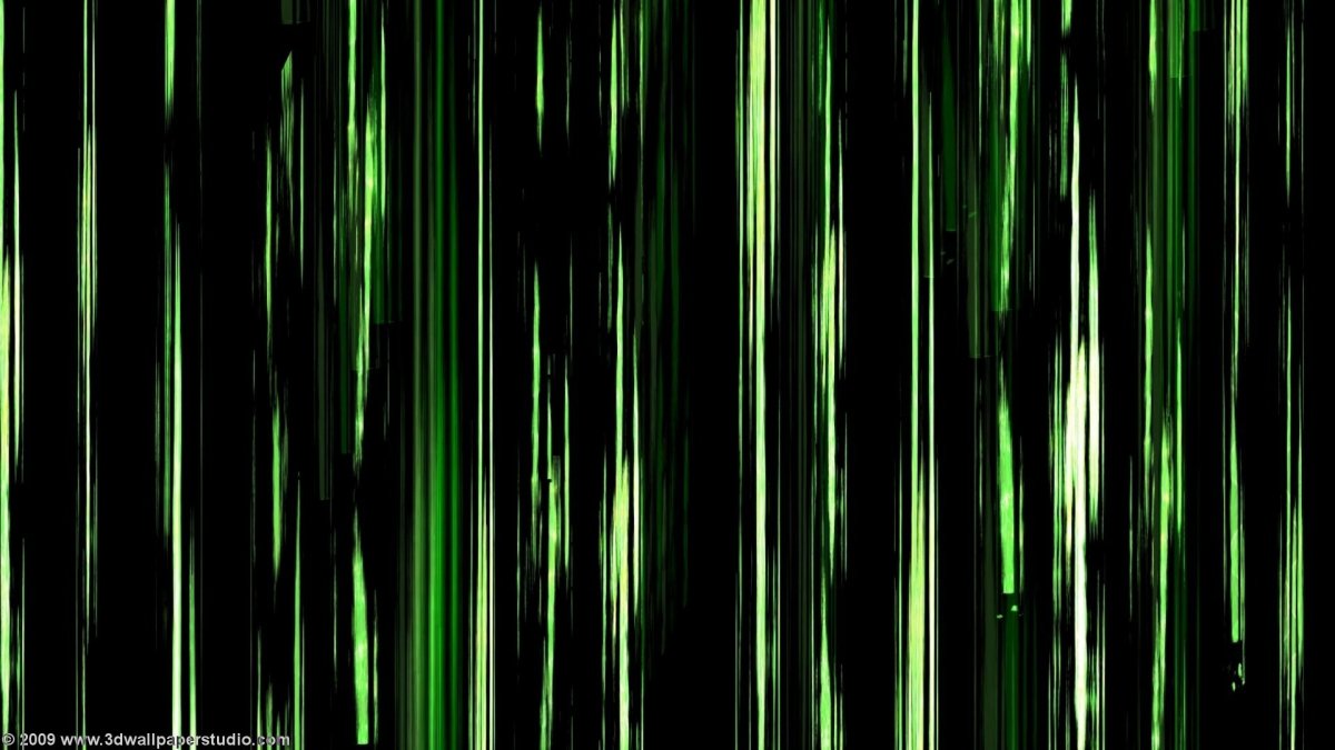 Черный фон с зеленой полосой