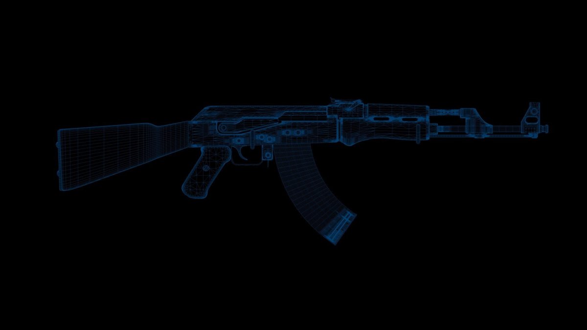 Черный калаш КС го