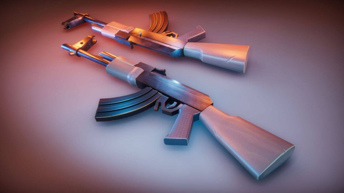 Автоматы России АК 74 АК-47