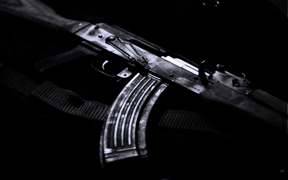 Автомат Калашникова АК-47 золотой