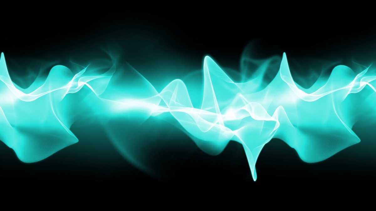 Сине черная абстракция