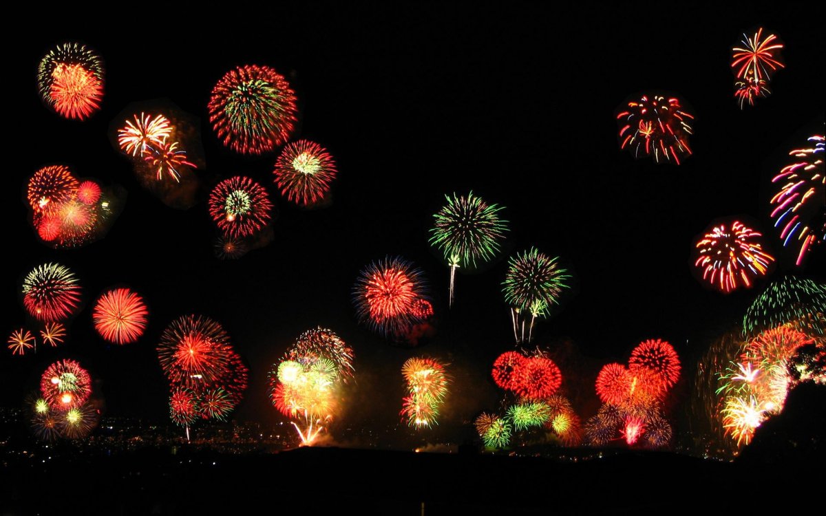 Новогодний фейерверк