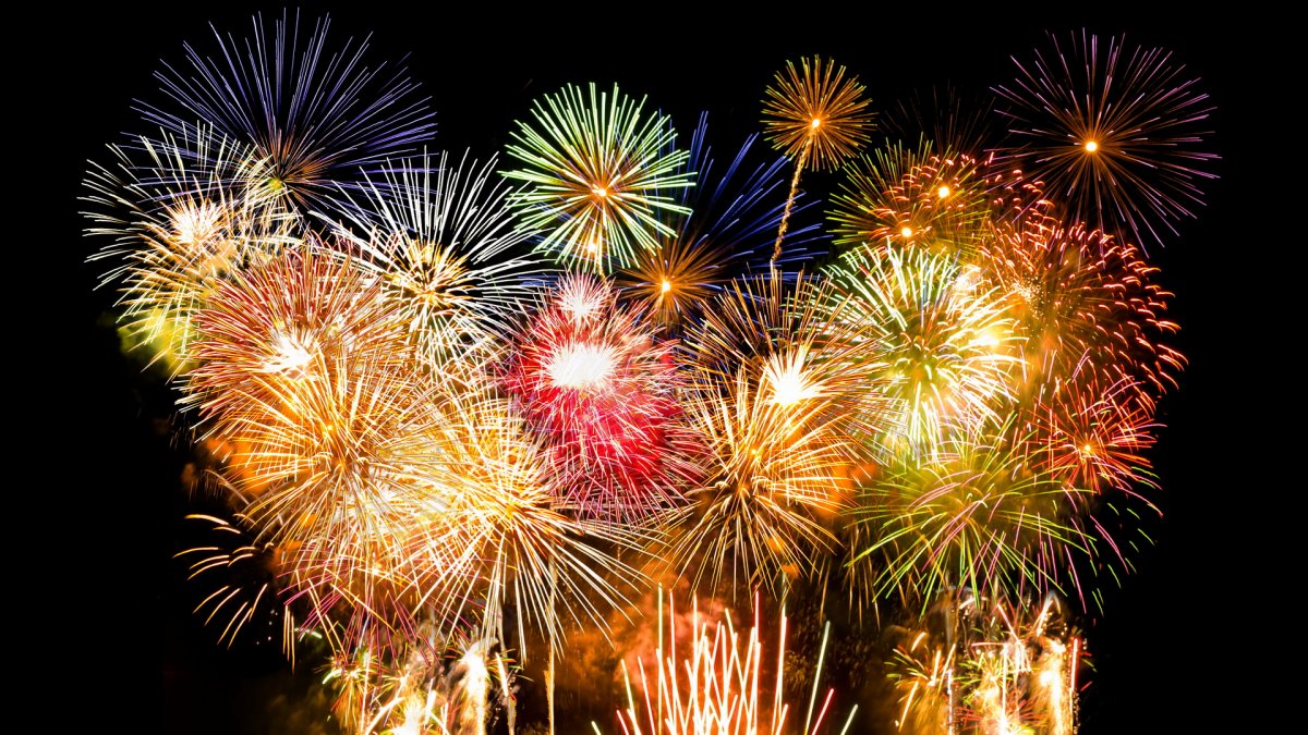 Салют "новогодний"