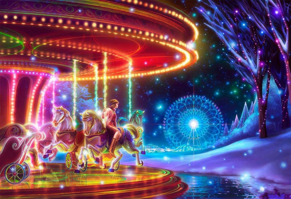 Шатер красный цирковой