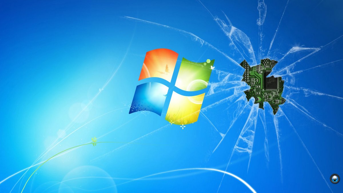 Разбитый экран Windows