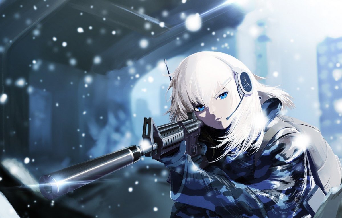 Аниме снайпер парень