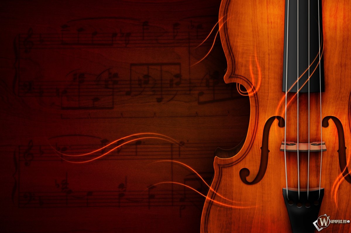 Скрипка фон