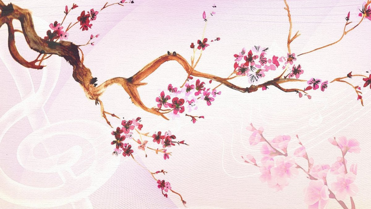 Фон в японском стиле