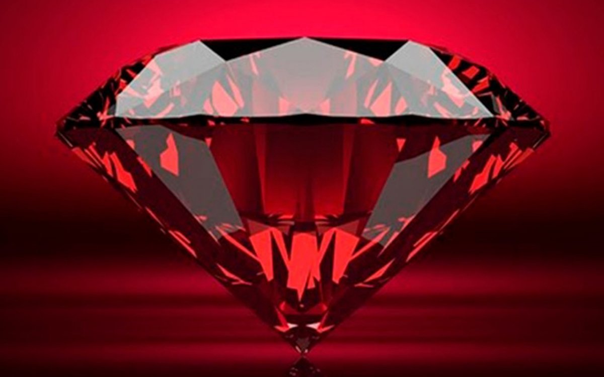 Красный бриллиант красный Алмаз
