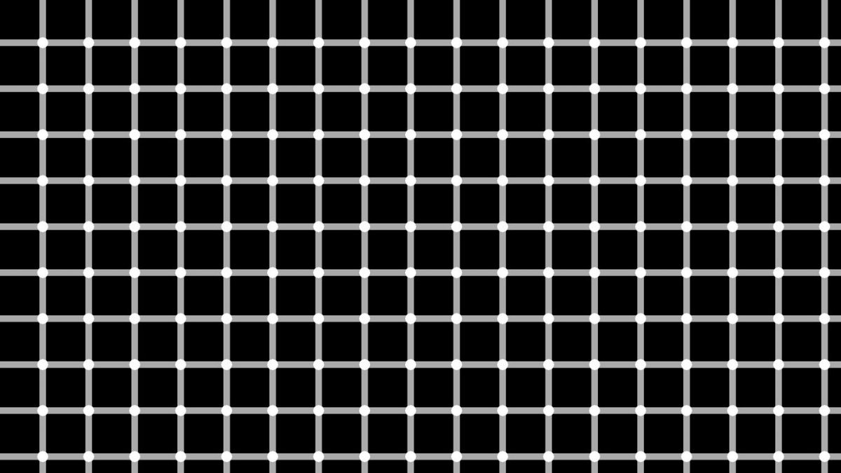 Чёрный фон в клетку