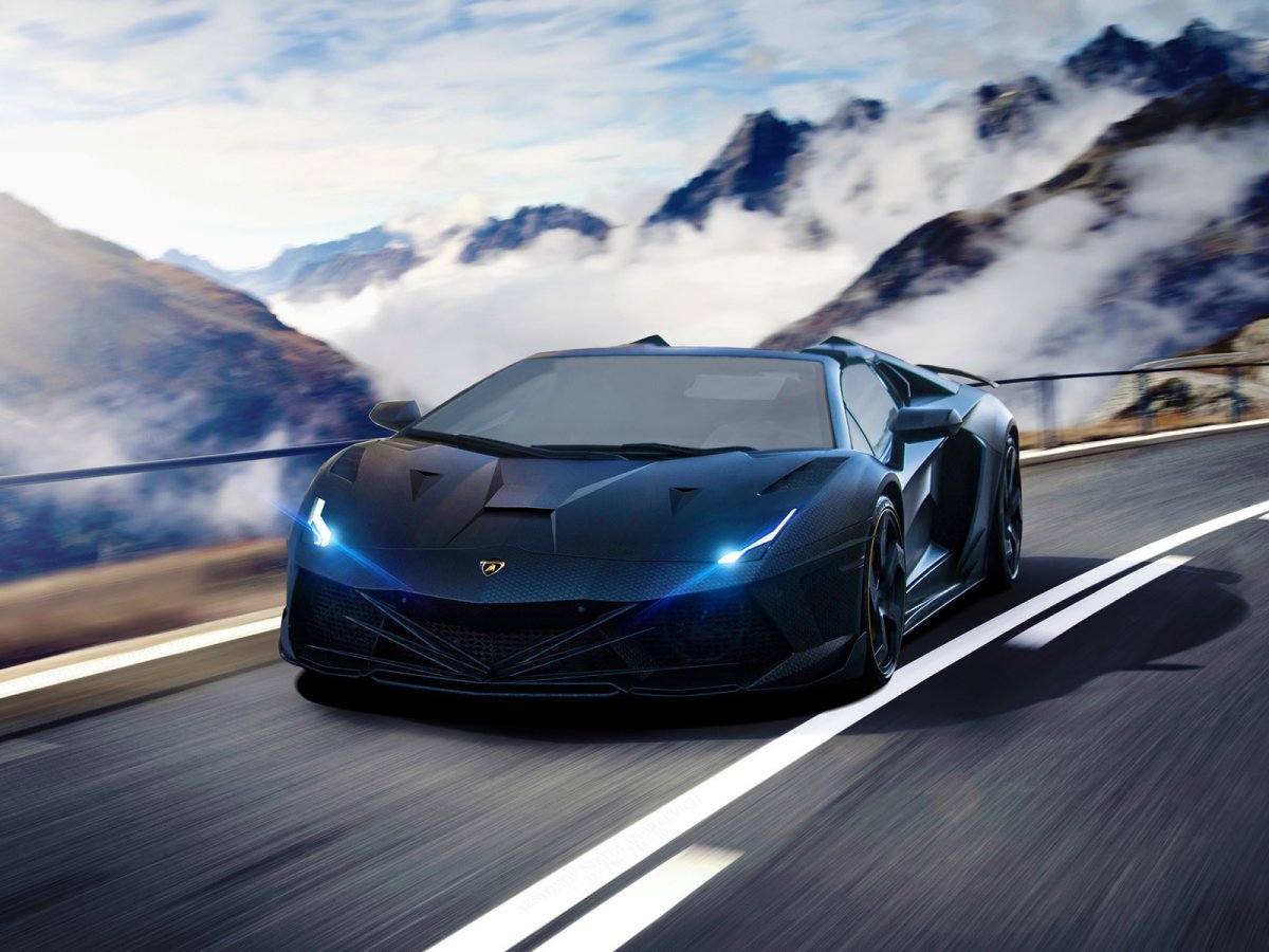 Ламборджини авентадор 4к