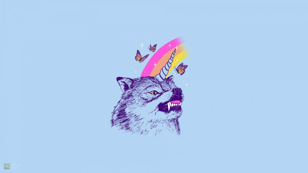 Обои на рабочий стол Единорог