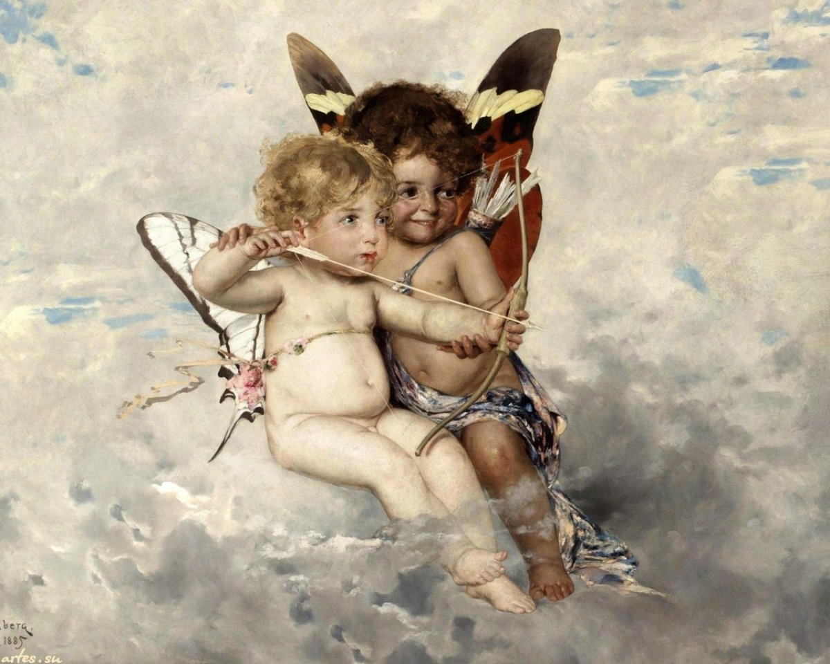 Картины с ангелочками