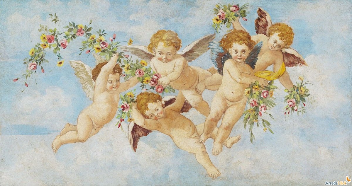 Ренессанс эпоха Возрождения картины ангелочки