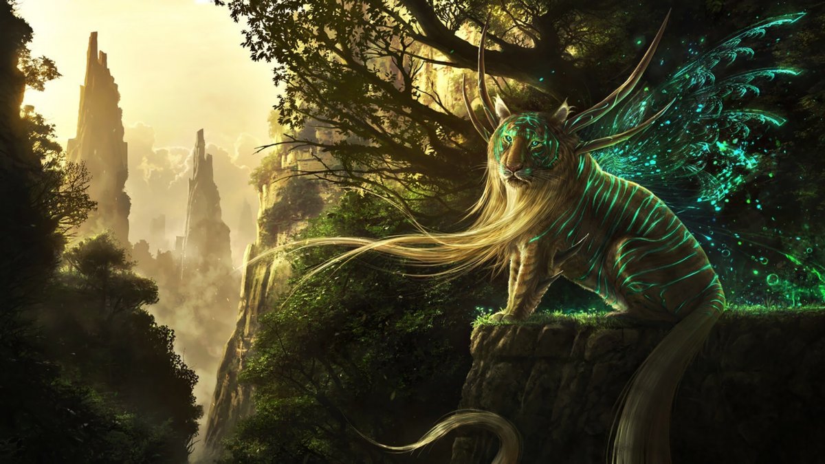 Магический тигр арт