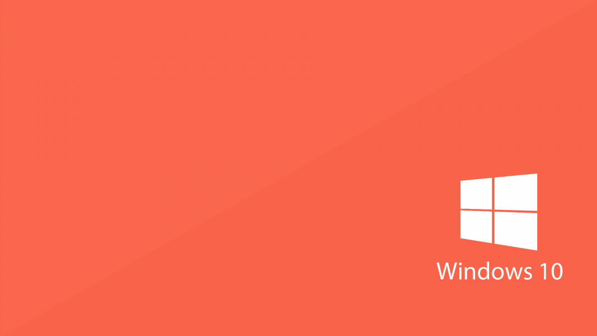 Оранжевый фон виндовс 10
