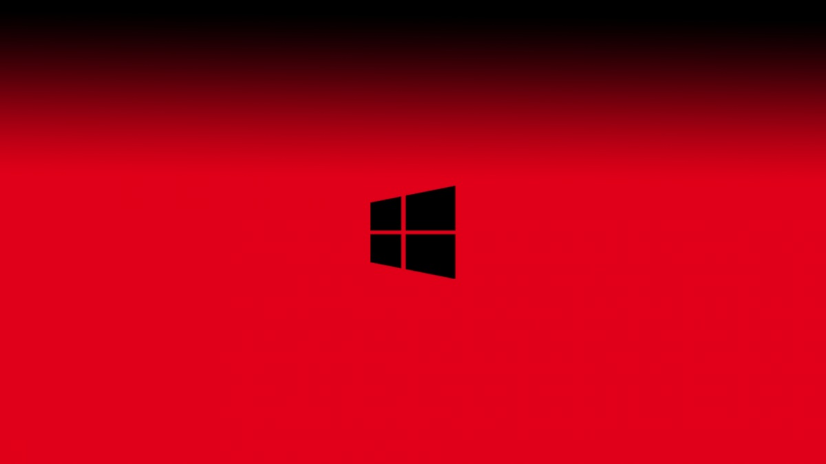Красный фон виндовс 10