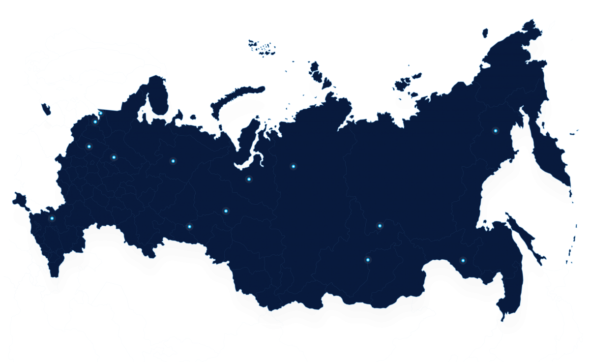 Очертания России