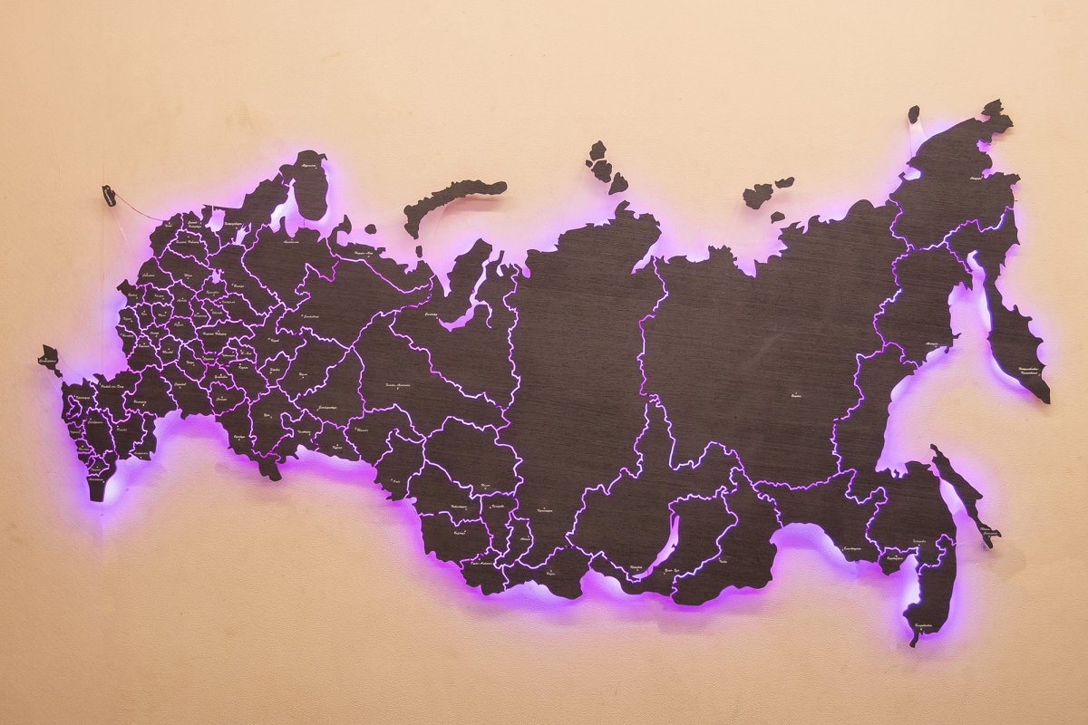 Карта России красивая