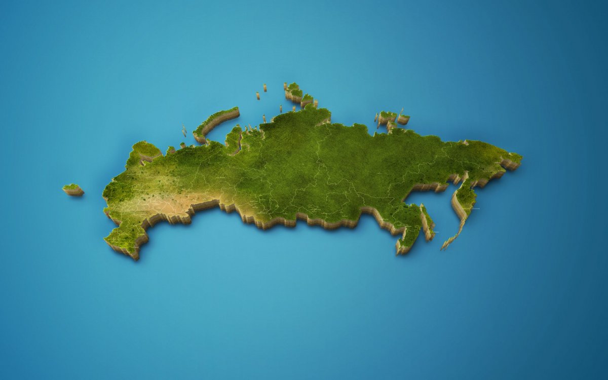 Карта России 3в